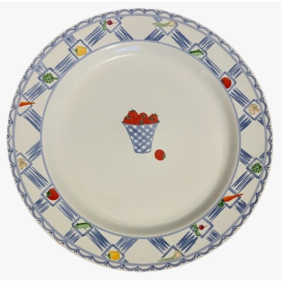 Vintage Strawberry and fruit  Pfaltzgraff Country Market 12" Serving Platter - Picture 1 of 15